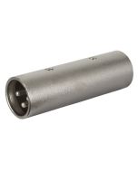 Verloop Male XLR naar Male XLR
