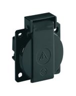 Chassis connector met afdekklepje 16 amp max 10 amp continu 230voltHALLO3