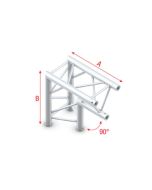 Milos ACB25 - PT30007  Driehoek Truss Hoek 90 apex down
