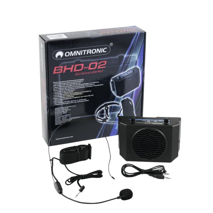 OMNITRONIC BHD-02 Waistband Amplifier