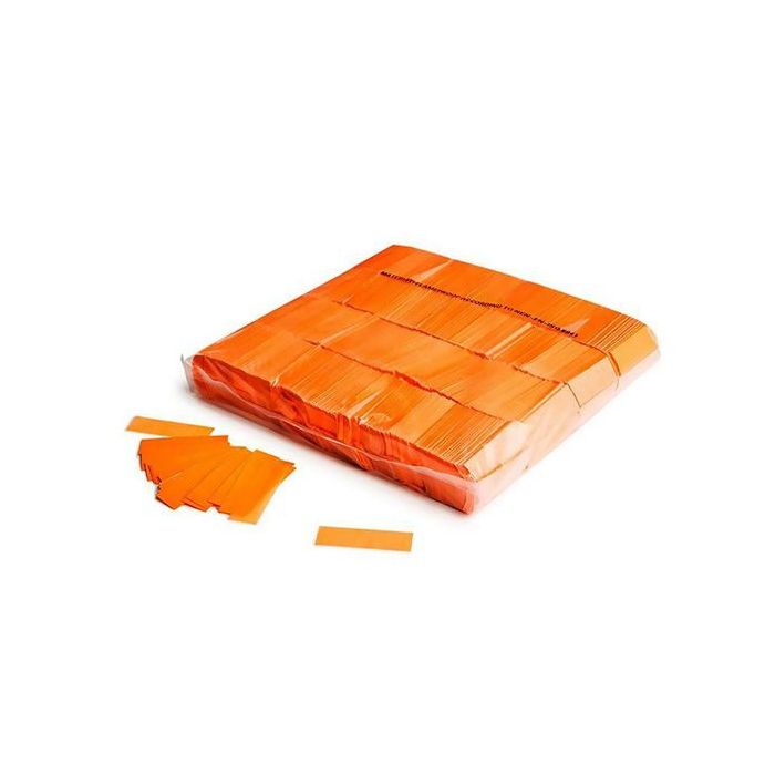 Showgear Slowfall confetti 55 x 17mm Fluor orange, 1 kg Flameproof