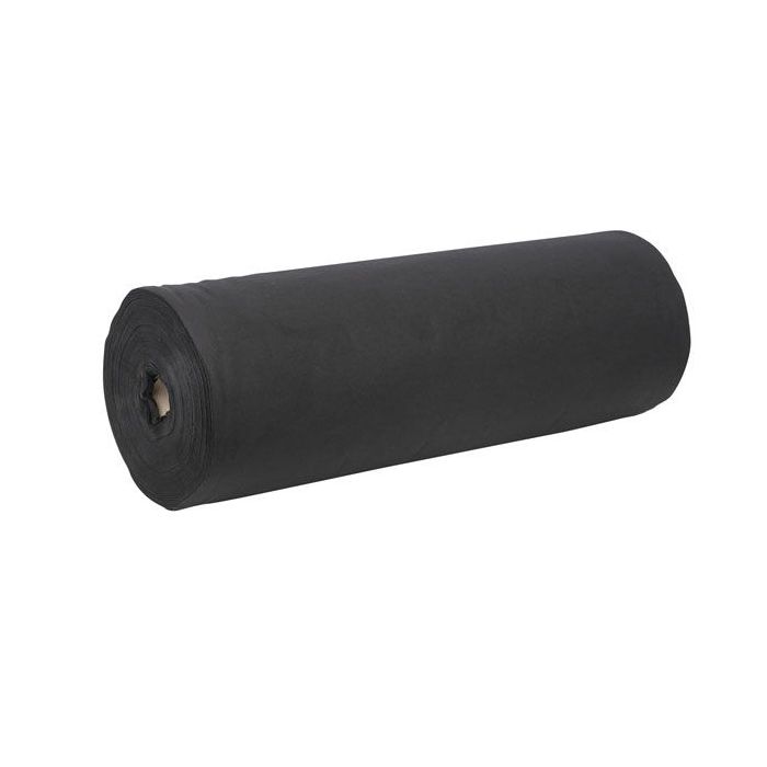 Wentex Deko-Molton, black, roll, 100cm 60m x 100cm