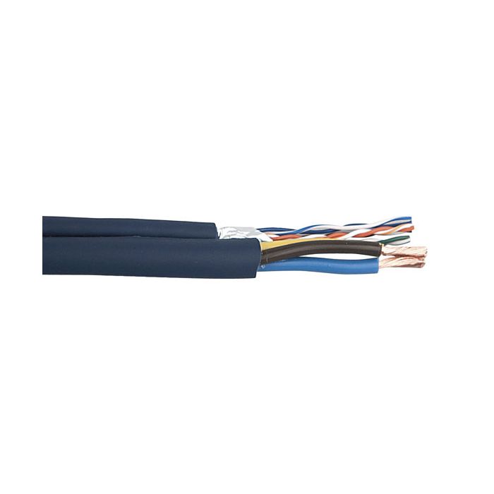DAP Flexibele CAT-5 + Powerkabel 3x1,5mm2 100 meter op rol