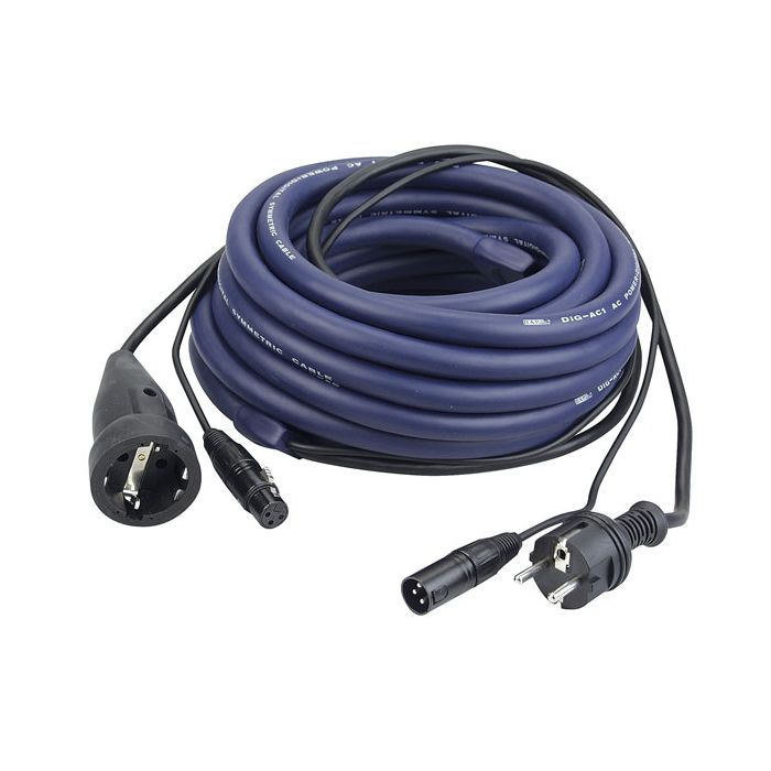 DAP FP05 - Schuko/XLR M - Schuko/XLR F 20 m DMX / Power