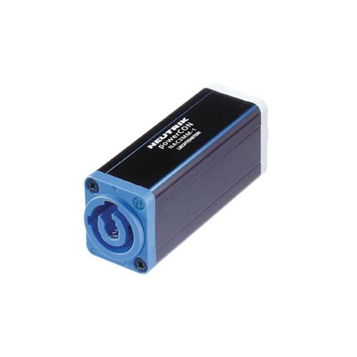 Neutrik Powercon NAC3MPA1 in - NAC3MPB1 out
Blauw