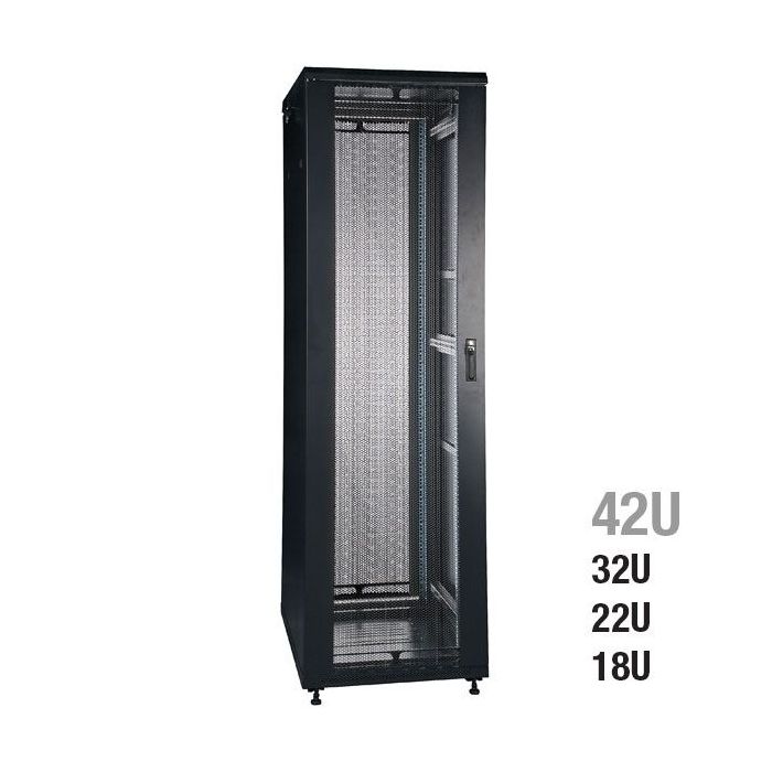 Showgear RCA-FSM Network Cabinet, Mesh Door 42U