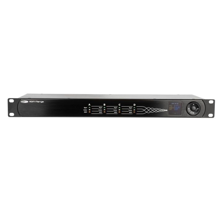 Showtec RDM Merge 4-to-2 Way DMX merger with RDM - 35Polig xlr
