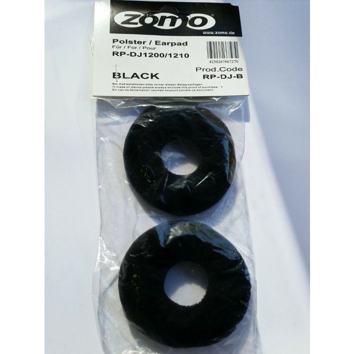 Technics vervangings Earpad set voor RP DH 1200 Black Leather