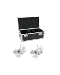EUROLITE Set 2x LED THA-40PC wh + Case