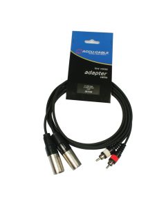 American DJ AC-2XM-2RM/1,5 2x XLR male/2 x RCA 1,5m