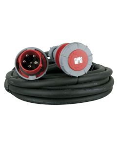 Showtec verlengkabel 3 x 63A 380V 25 m/5 x 10 mm²