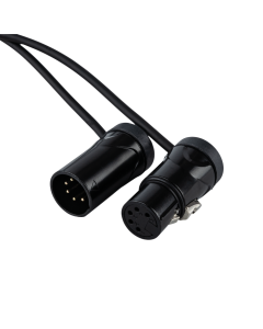 DAP FLX18 - bal. XLR/M 5P naar XLR/F 5P Patchkabel
Ultracompacte haakse XLR patchkabel 