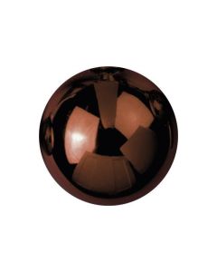 EUROPALMS Deco Kerst Bal 3,5cm, bruin, glanzend 48x