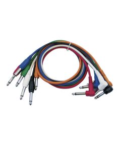 Dap FL1530 - 6 Gekleurde gebalanceerde Patch kabels 30cm