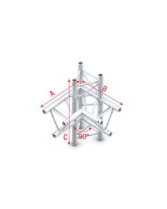 Milos ACF45 - FT30015 Driehoek Truss Hoek 90° up/down, left