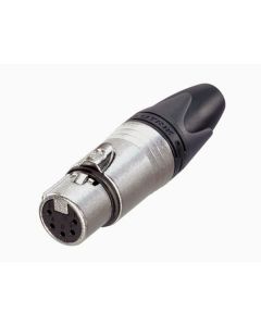 Neutrik XLR 5p. Connector Female Silver contacts, Nickel housing