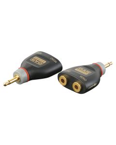 XGA40 - Mini Jack mono Male naar 2 x Mini Jack mono Female minijack splitter