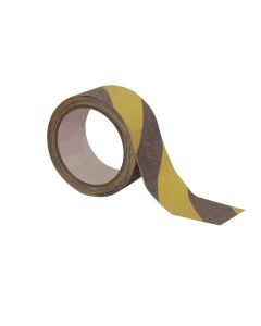 ANTI-SLIP markeertape van harde PVC-folie geel/zwart