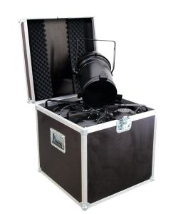 ROADINGER Flightcase 4x PAR-64 Spot long