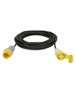 Motorcable 20 m, CEE 4P 16A Geel