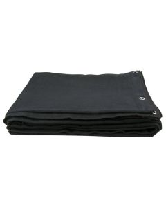 Showtec Dekomolton Backdrop, Black 300 x 300cm