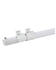 Showtec Telescopic upright - 3-way 180(h)-->400(h) cm, wit (poedercoating)