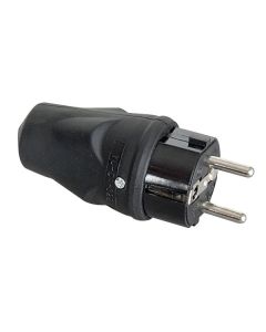 Rubber Schuko Connector Male