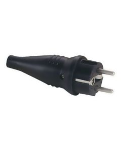 
ABL Rubber Schuko 230V/240V Connector Male
Black housing - CEE7/VII
