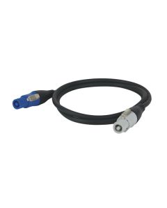 Showtec Powercable Powercon M/F 1,5 m 3x 1,5 mm2