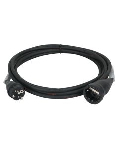 Showtec verlengkabel Schucko/Schucko 5m 3 x 1.5mm Titanex