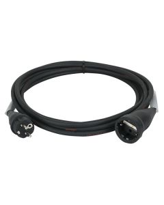 Showtec verlengkabel Schucko/Schucko 15m 3 x 1.5mm Titanex