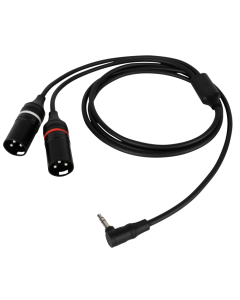 DAP FL118 - male stereo right-angled mini-jack to 2 XLR/M 3P
150 cm