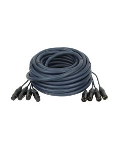 DAP Neutrik DMX Multi 4-voudig 5-pin XLR 4-Universum Multikabel - 20 mtr