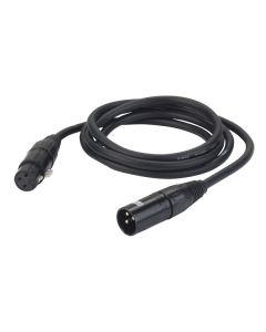 Dap Audio FL0975 XLR Male XLR Female microfoonkabel 3 polig 0,75 mtr