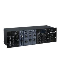 JB Systems MIX 5.2 : Dual zone mixer Mengtafel met 5 kanalen en 2 onafhankelijke zones