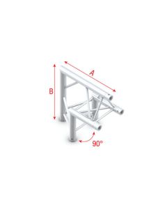 Milos ACB24 - PT30006 Driehoek Truss Hoek 90 apex up