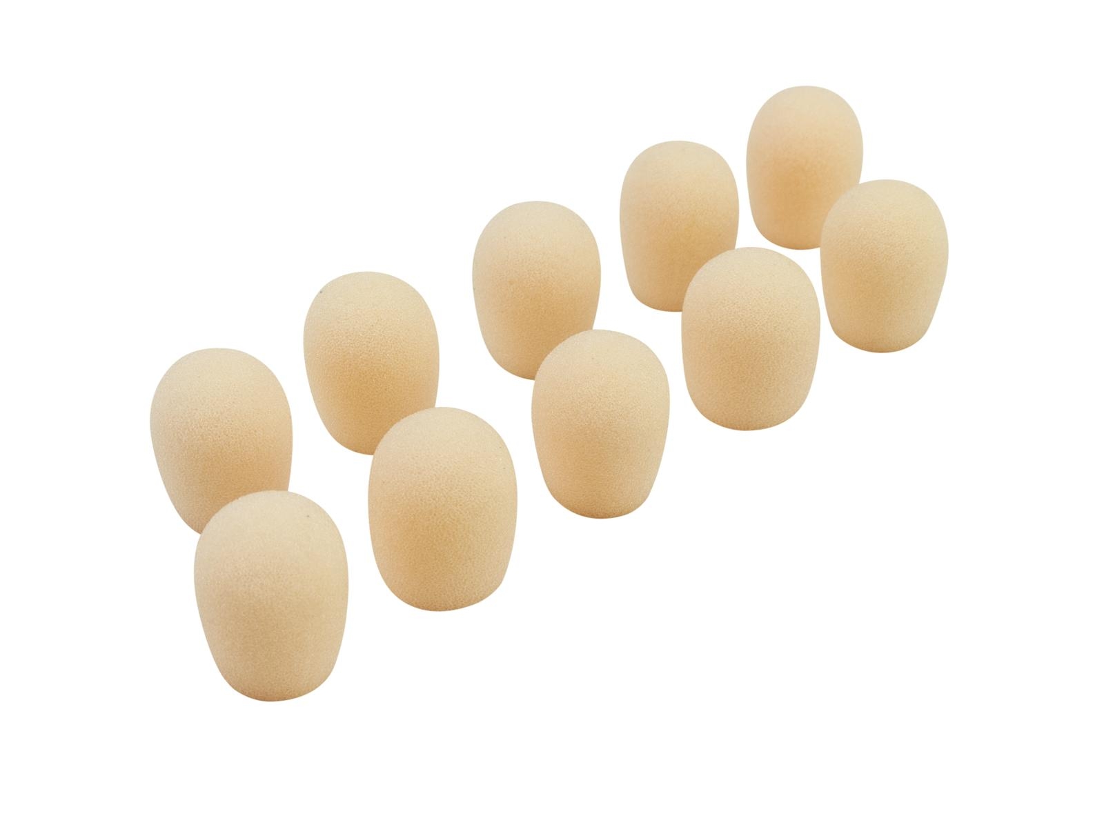 OMNITRONIC UHF-100 plopkapje ,skin-colored 10x voor headset microfoon
