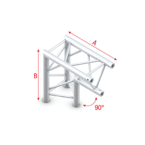 Milos ACB25 - PT30007 Driehoek Truss Hoek 90 apex down