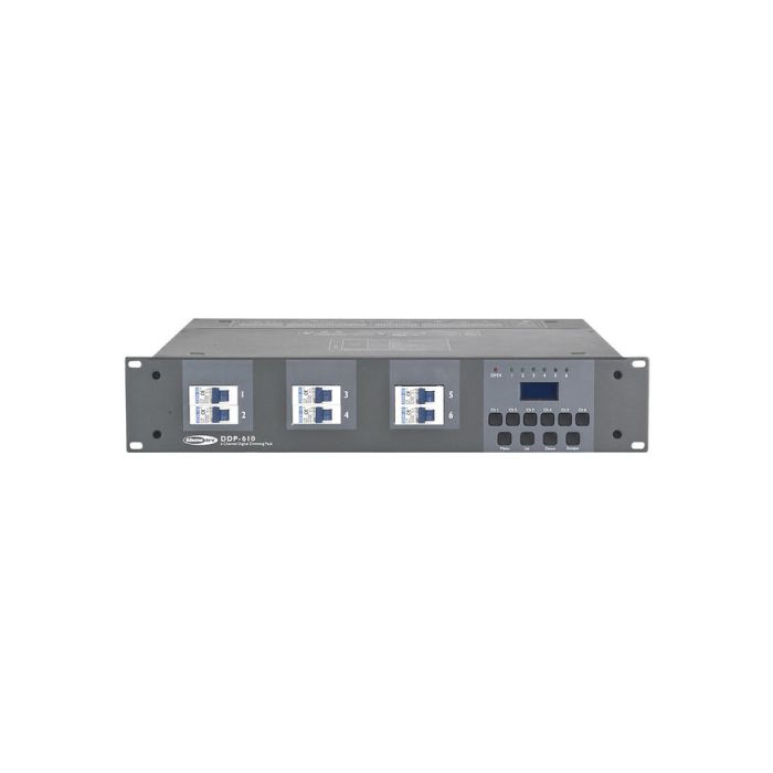 Showtec DDP-610S 6 Ch DigiDimPack, 10A Fuse, Schuko