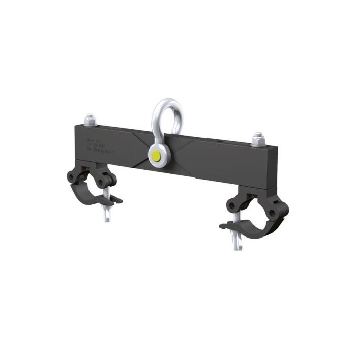 Milos Ceiling Support with Shackle 1 Ton - 290 - 400 mm - black Milos