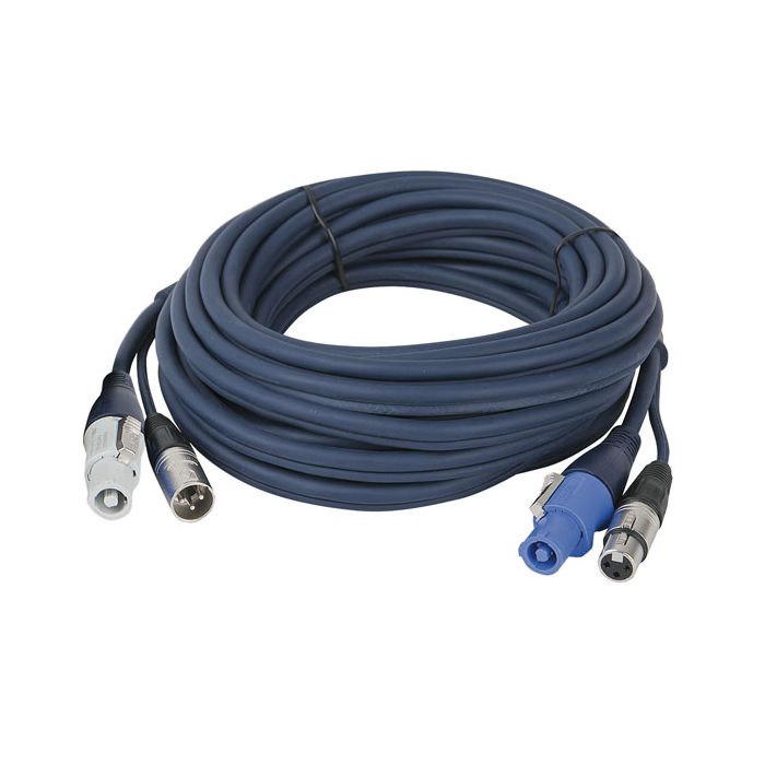 DAP Powercon / XLR Combi Verlengkabel 75cm