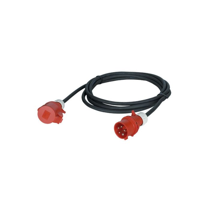 Verlengkabel CEE/16A, 5 x 2,5mm2 5mtr
