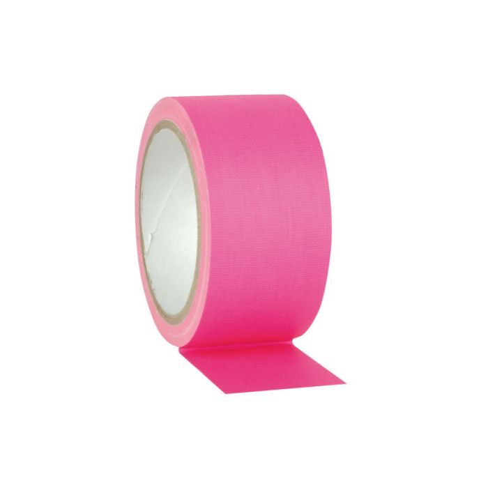 Showgear Gaffa tape Neon Roze, 50mm / 25m