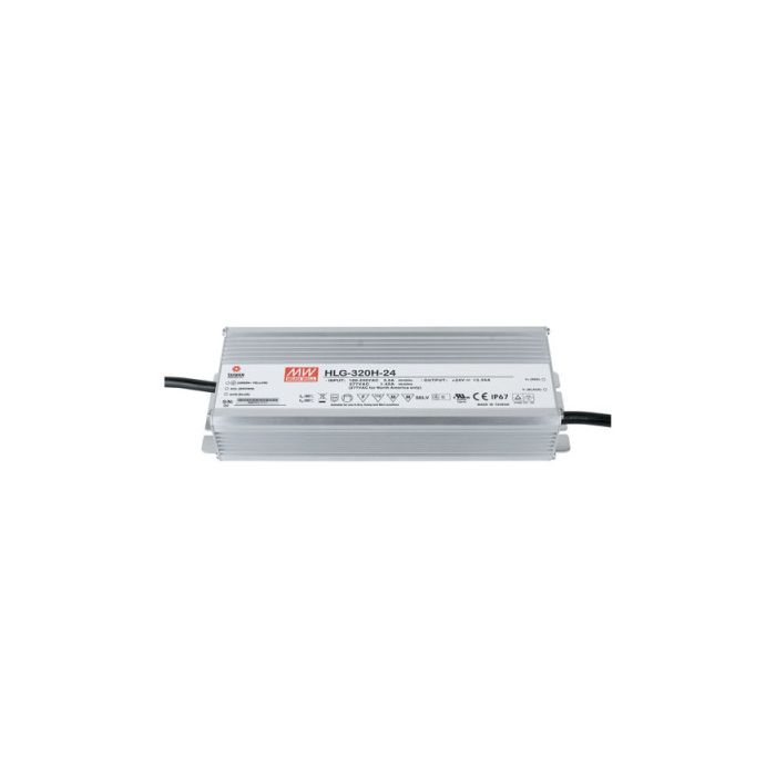 Meanwell LED Power Supply 320 W 24 VDC MEAN WELL HLG-320H-24