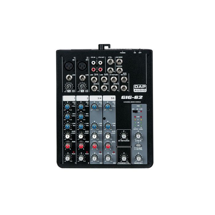 d2281 DAP GIG-62 6 Channel live mixer