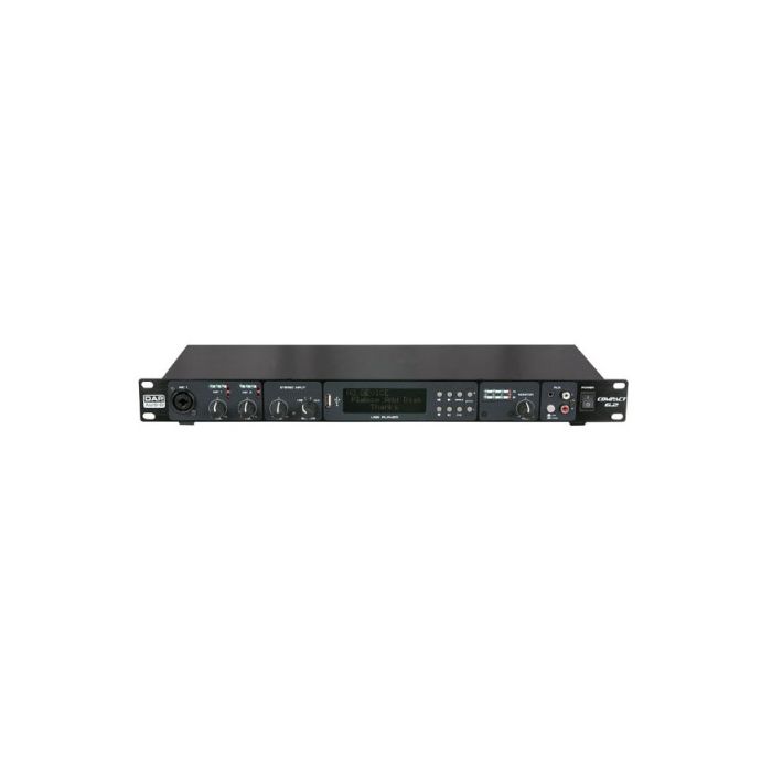 Dap Compact 6.2 6-kanaals 1U mengpaneel/USB-speler, 2 zones
