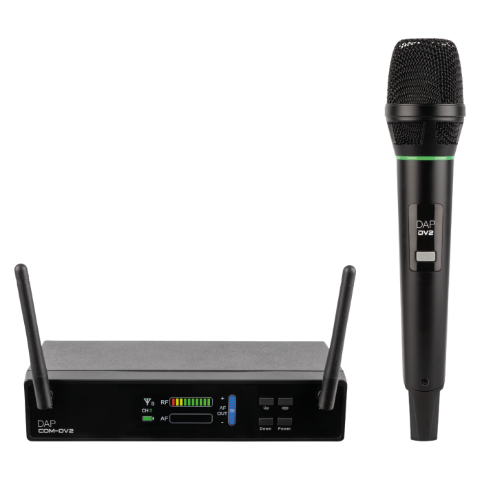 DAP COM DV-2
Wireless Handheld Microphone Set - 2.4 GHz