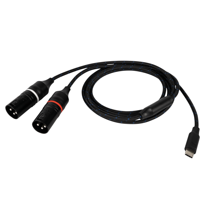 DAP FL115 - USB-C naar 2 Galvanisch Gescheiden XLR/M 3 P