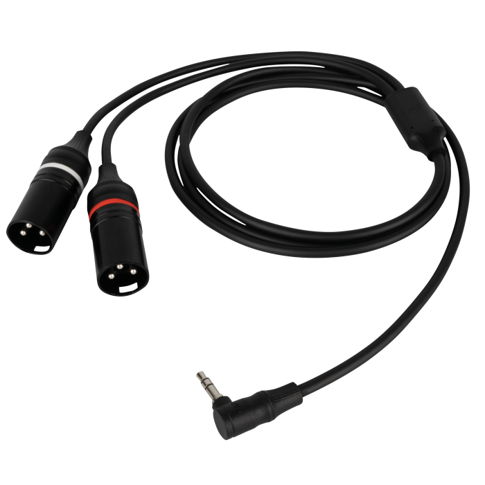 DAP FL118 - male stereo right-angled mini-jack to 2 XLR/M 3P
150 cm
