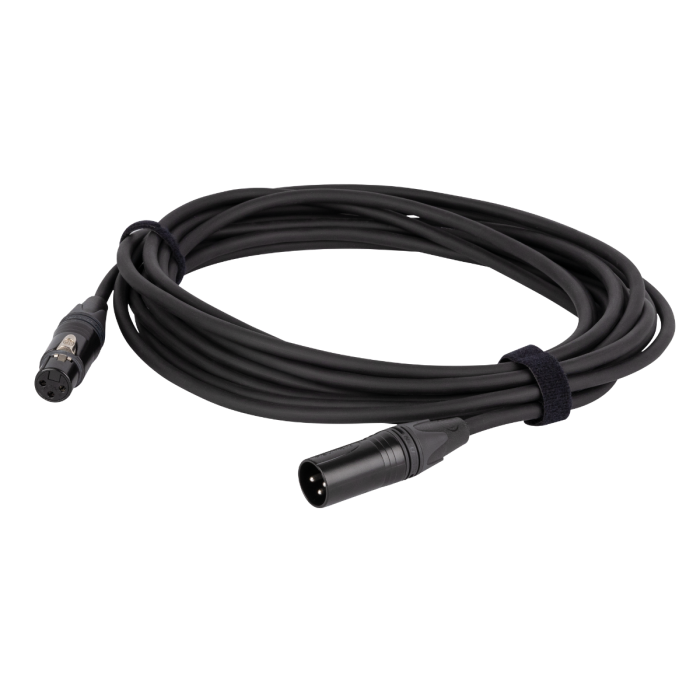 DAP FLN09 - DMX & AES/EBU XLR/M 3P to XLR/F 3P Neutrik NC3-BAG Series 10mtr